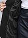 Allegra K Pea Coats for Women Winter Stand Collar One Button Mid Long Outwear Overcoat Blazer Large Black