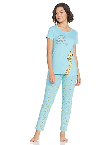 Image of Rupa Women's Cotton Checkered Pajama Set