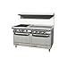 Southbend S60AC-2GR S-Series 60" Gas Restaurant Range w/ (6) Open Burners, 24" Right Griddle, (1) Convection Oven & (1) Cabinet Base