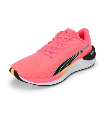 PUMA Damen Electrify Nitro 3 FADE WNS Road Running Shoe, Sun Stream-Sunset Glow White, 38 EU