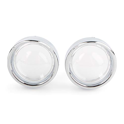 Cnfang4 Turn Signal Lens Visors Light Indicator Lamp Covers Plastic White Motorbike for Harley Dyna for Softail Touring For Sportsters