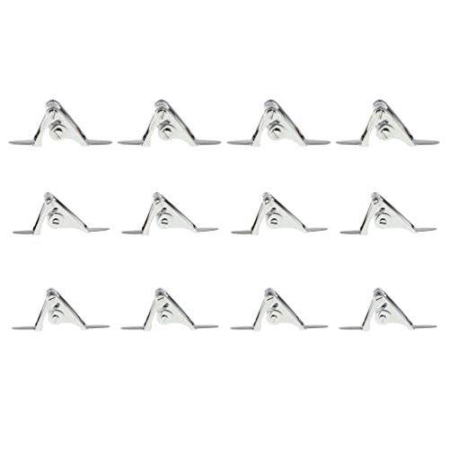 SM SunniMix Guías De Rodillos para Cañas De Pescar De 12 Piezas Juego De Rodamientos Dobles - Robusto Y Funcional - S & M & L