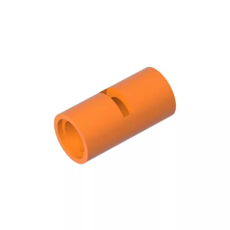 Gobricks GDS-887 Technic Pin Connector Round (Slotted) 50PCS Compatible with Lego Toy 62462 29219 DIY Parts and MOC Components for Major Brick Brands Color:Orange — image 1