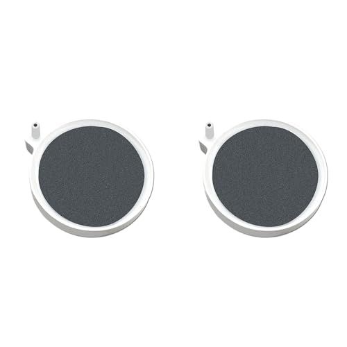 Kriccekal 2X 水族館エアストーンフィッシュバブラー、水槽ナノエアストーン、超高溶存酸素ディフューザーバブラー