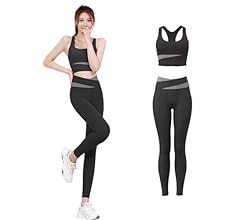 スポーツウェア レディース ヨガウェア トレーニングウェア スポーツブラ スポーツブラジャー ヨガパンツ レギンス ハイウエスト【揺れないブラジャー 吸汗速乾 伸縮通気 快適な動き】2点 上下セット おしゃれ