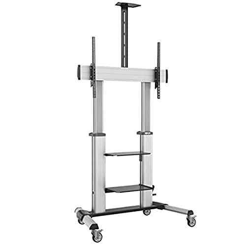 Tripp Lite Mobile TV Stand with Height-Adjusting Microbrial Resistant Crank