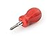 TEKTON 3-in-1 Stubby Phillips/Slotted Driver (#2 x 1/4 in., Red) | DMT17002