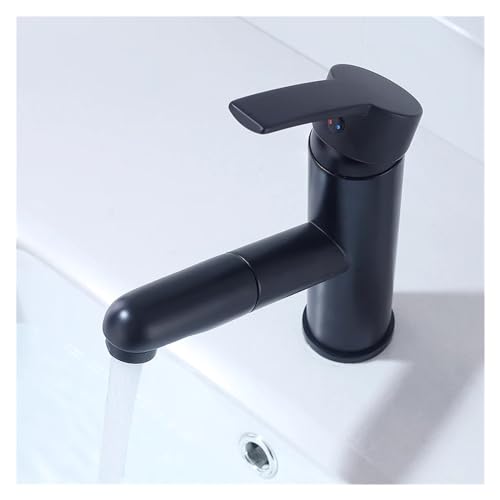 Grifo extraíble para lavabo monomando que elimina las salpicaduras en el baño Chrome B 3