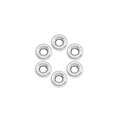 STROILI Gioielli – Kit 6 Donuts glänzend aus Silber 925 rhodiniert STROILI Gioielli – Kit 6 Donuts glänzend aus Silber 925 rhodiniert