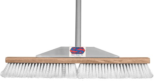 Super Sweep 24-Inch Gray Flagged Broom - Thumbnail 4