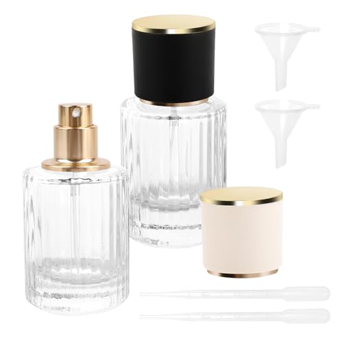 Tikplus Parfümzerstäuber, 2 Stück Parfüm Abfüller Glas...