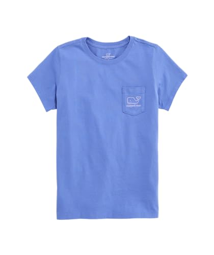 Image of vineyard vines Girls' Vintage Whale Short-Sleeve Pocket Tee