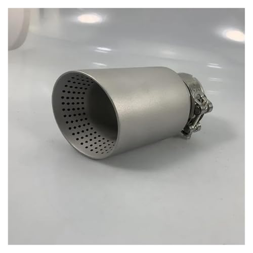 Tuyaux d'échappement voiture double silencieux argenté entrée 60 mm sortie 89 mm