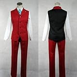 Ace Attorney Apollo Justice Cosplay Costume Custom Made All Size (female, XL)