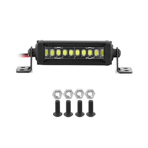 Barra de luz RC de 55 a 215mm para tejado de Axial SCX10 90046 y Traxxas Slash