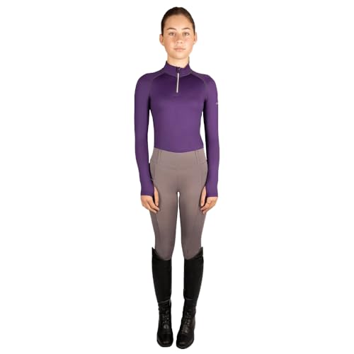 Haut Thermique Sport Enfant Violet Royal Idéal pour les Entraînements Extérieurs