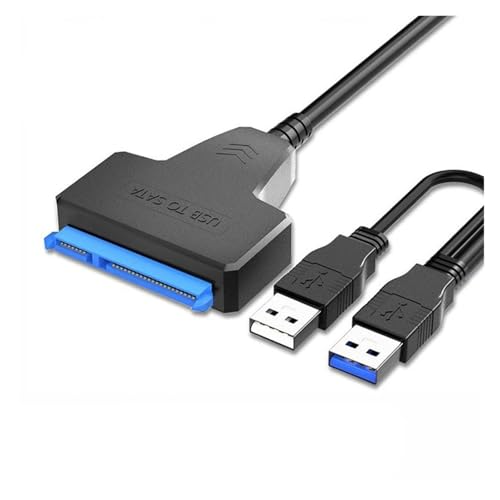 Cable adaptador SATA a USB 3.0/2.0 para disco SSD 2.5 pulg miniatura 3