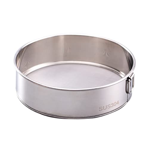 KICHOUSE Tamis à Farine En Acier Inoxydable 15 Cm à Mailles Fines Passoire à Gâteau Tamis à Sucre En Poudre Filtre à Farine Outil De Cuisson à Main Pour Pâtisserie Cuisine