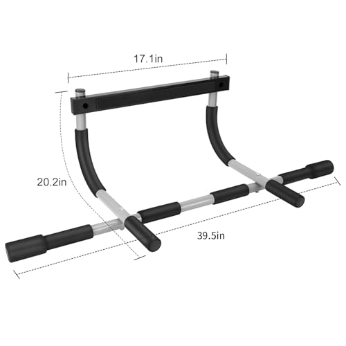 MOMODA Doorway Pull Up Bar, Home Gym Fitness Chin-Up Bar for Door Frame - Image 4