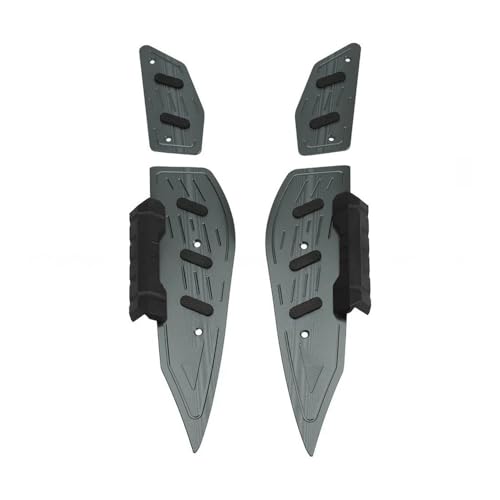 Repose-pieds XMAX 300 2023-2024 : plaque de pédale noire anti-lutte pour scooter