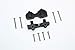 GPM for TRAXXAS 1/7 Unlimited Desert Racer Aluminum Front Damper MOUNT-15PC Set (Black)