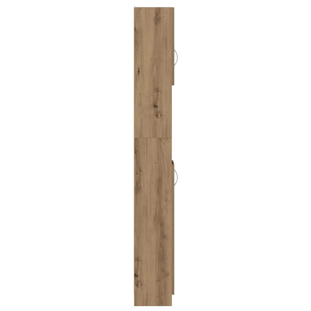 vidaXL Mueble de baño Artisan Oak 32x25,5x190 cm Madera de ingeniería
