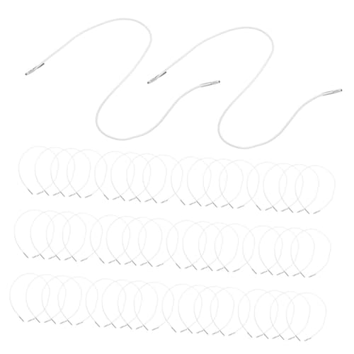 Holibanna 100 Bandas Elásticas Para Cordón De Sudadera Para Atar Para Hacer Joyas Con Púas Extensor De Correa De De Polipropileno