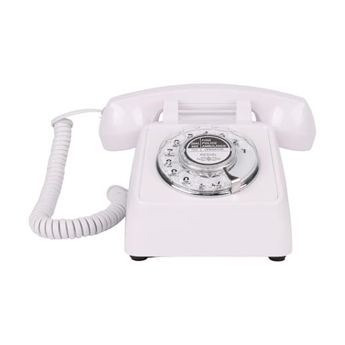 Sviluppato per una semplice installazione e utilizzo, questo vecchio telefono può essere posizionato su scrivanie, scaffali o tavolini. Serve come un attraente oggetto decorativo, ideale per ornamenti domestici, condizioni, accessori fotografici o come speciale appassionato di telefoni tradizionali