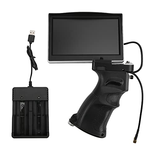 HT‑A4 Wärmebildkamera Externer Bildschirm, 5 Zoll Handheld Infrarot-Wärmebildkamera Farbdisplay 800x480 LCD…