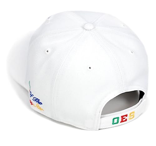 Order of The Eastern Star M43 Cap White2