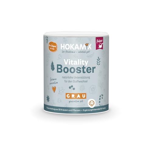 GRAU - das Original - Hokamix Vitality Booster, 1er Pack (1 x 400 g), Ergänzungsfuttermittel für Hunde
