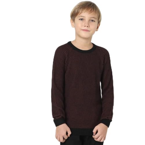 Image of JACK & JONES Boy's Acrylic Round Neck Casual Sweater