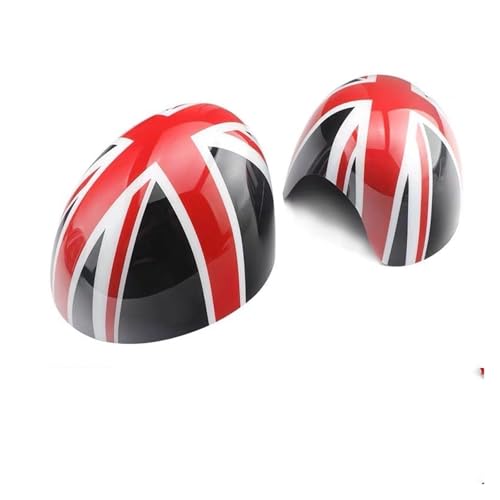 O~[ For Mini For Cooper S Clubman Countryman Paceman R60 Manual/Power Folding 2x Rear View Mirror Covers Stickers(3,Power fold