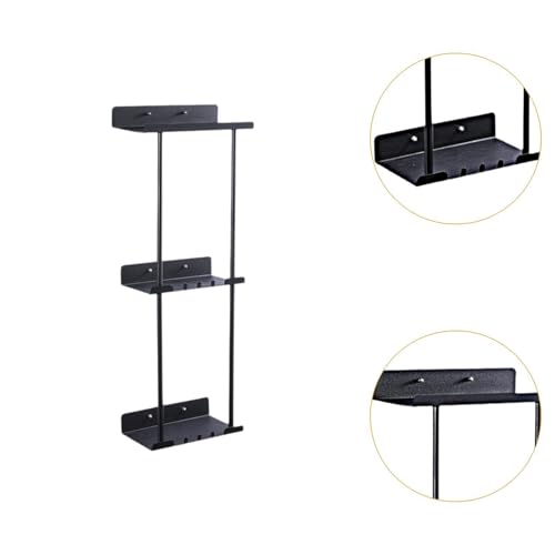 Porte-serviettes polyvalent noir pour optimiser les douches - 5