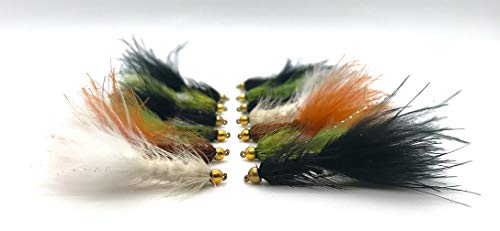 Image of Ventures Fly Co. | Baker's Dozen Packs | 13 Premium Hand-Tied Fly Fishing Flies | Water-Proof Fly Cup Included | Dry, Wet, Nymph, Streamer, Terrestrial | Perfect for Trout and Bass!