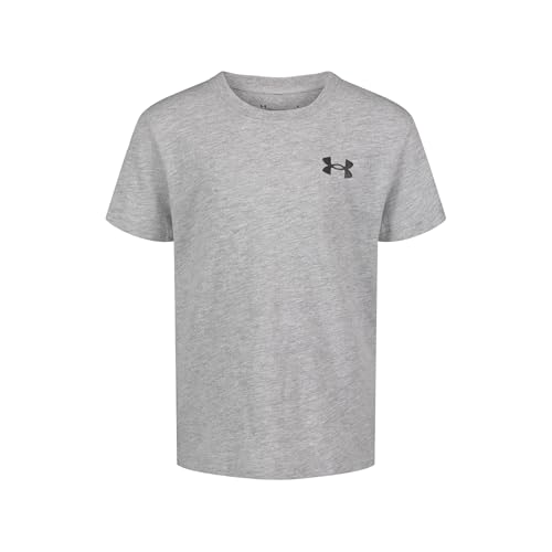 Under Armour Boys' Short Sleeve Elite T-Shirt, Lightweight & Breathable, Relaxed Fit, Mod Gray, 3T