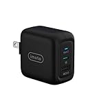 USB C Charger 65W Fast Wall Charger, imuto PD3.0 & GaN Tech 2-Port Type C +USB Power Adapter Compact...