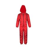 XX FRANXX Red Jumpsuits Cosplay Guardian Costume Coverall Uniform For Boys Girls Halloween (Red Jumpsuit, 120)
