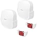 OkeMeeo Wall Mount for eero Pro 6, Adhesive Holder for Mounting eero Pro 6 Tri-Band mesh Wi-Fi 6 Without Drilling (Strongly Adhesive, 2 Pack)