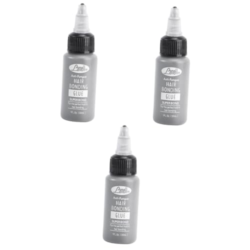 CRILSTYLEO 3 Piezas Pegamento para pelucas waterproof glue pegamento para el cabello para pelucas de encaje pegamento quita encajes laca para el cabello pegamento adhesivo para pestañas