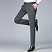 Men Stretch Fashion Business Pants Straight Slim Commercial Activity Trousers Fall Casual Formal Straight Pants Grey