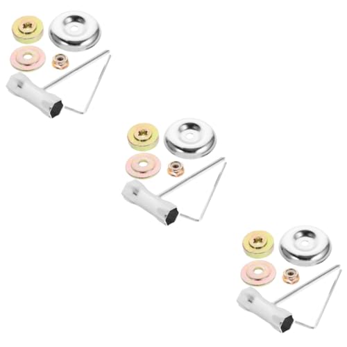 POPETPOP 3 Sets Lawn Mower Accessories Mower Supplies Mower Attachments Universal Trimmer Supply Garden Trimmer Fittings Trimmer Plate Mower Metal Cutter Disc Copper Cut The Grass