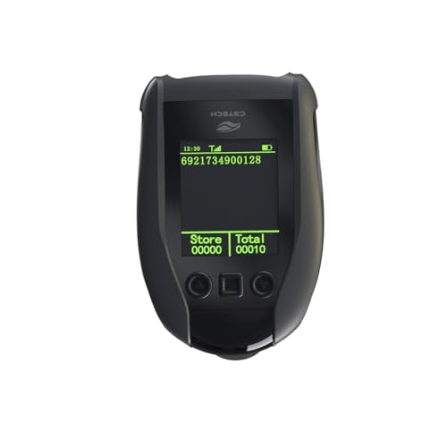 Leitor de codigo de barras C3Tech LB-W400BK 1D/2D sem fio + BT, Le QR code, tela digital, Danfe, Bol