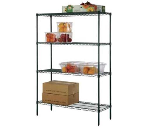 Focus Foodservice FK183674GN Wire Shelving Kit, Includes (4) 18