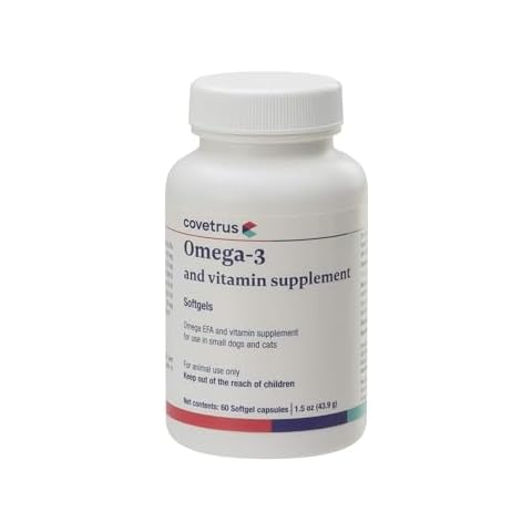Omega-3 and Vitamin Supplement Softgel Capsules Cat/Small Dog 60 ct Cover