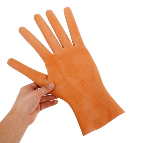 Guantes de salchicha de látex Halloween con diseño único de dedos completos 3