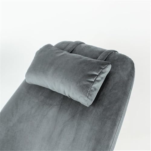 Sillón Plegable Terciopelo Gris miniatura 4