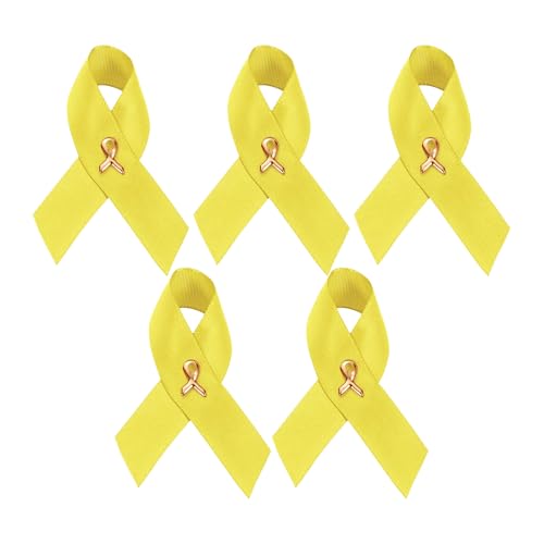 Image of 1 /2 /5 /10 /25 /50 /100pcs Satin Awareness Ribbon Pins (Pick your color), for Cancer & Disease Awareness, Bulk Quantities for Fundraising, Events, Gift Giving