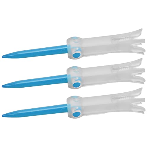 RASTKY Foldable Rotatable Tee Anti Flying Training Practice Accessories Ball Studs for Training Men Women PP Soft Rubber 85mm (Blue)