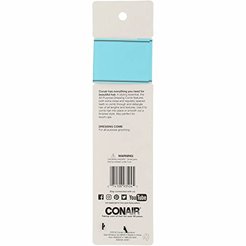 Con Dressing Comb Size Ea Conair Dressing Comb 1Ct #TOP4